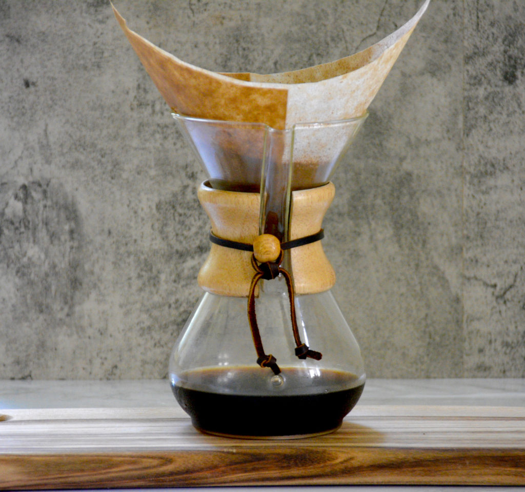 Chemex pour over method