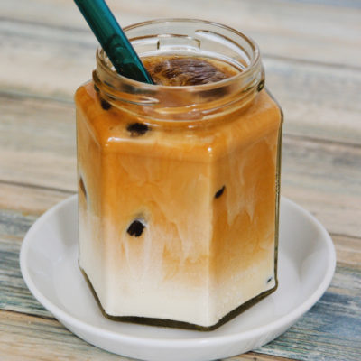 Easy Honey Vanilla Oat Milk Iced Latte