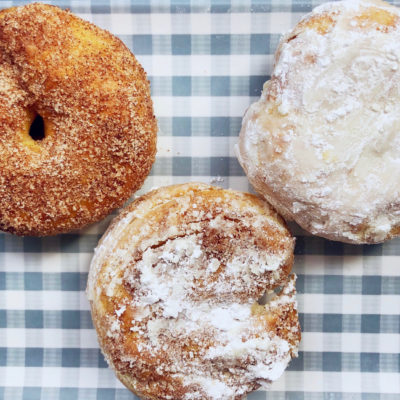 Easy Air Fryer Cinnamon & Powdered Sugar Donuts Recipe
