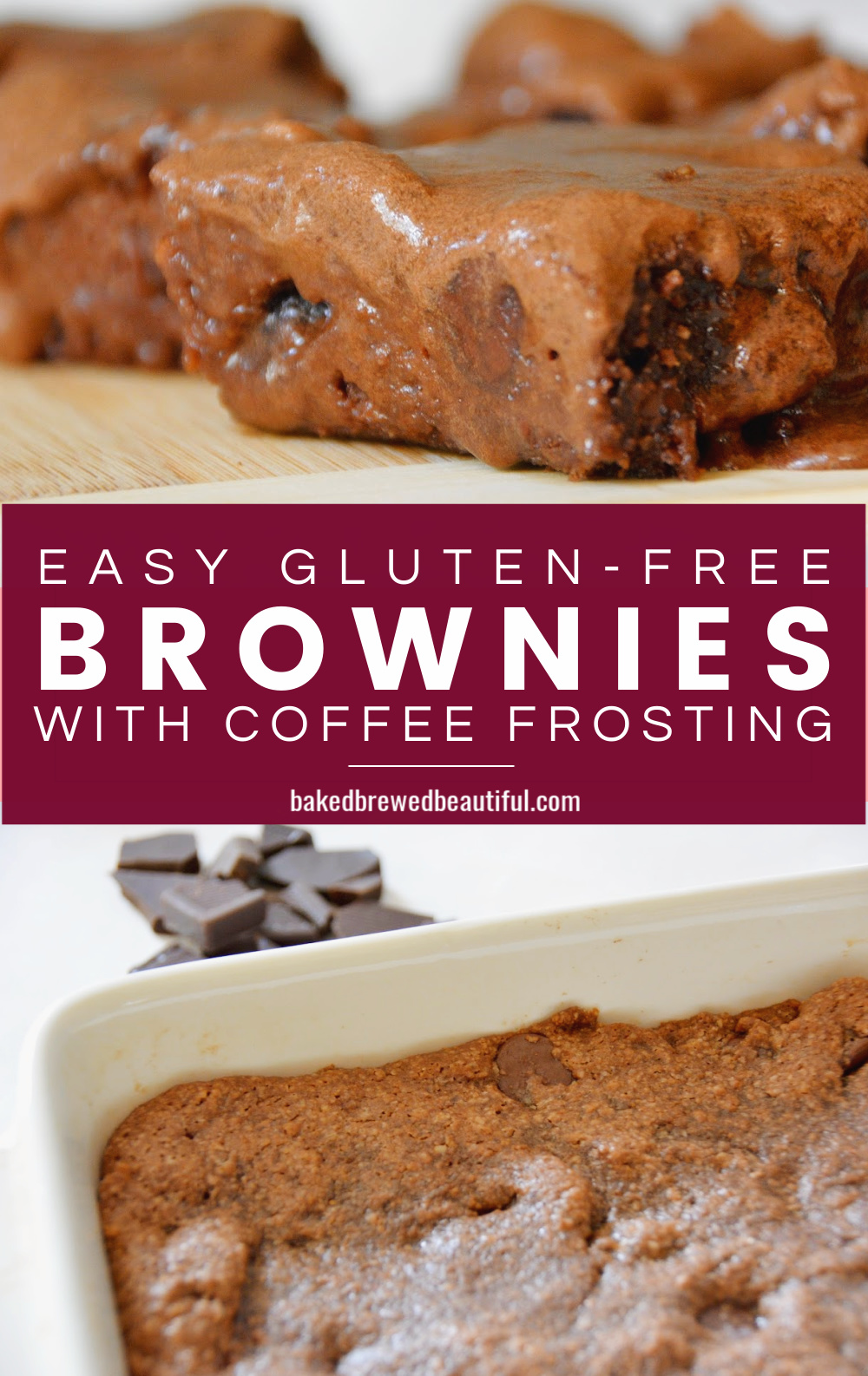 Small Batch GlutenFree Brownies With CoffeeInfused Frosting Baked