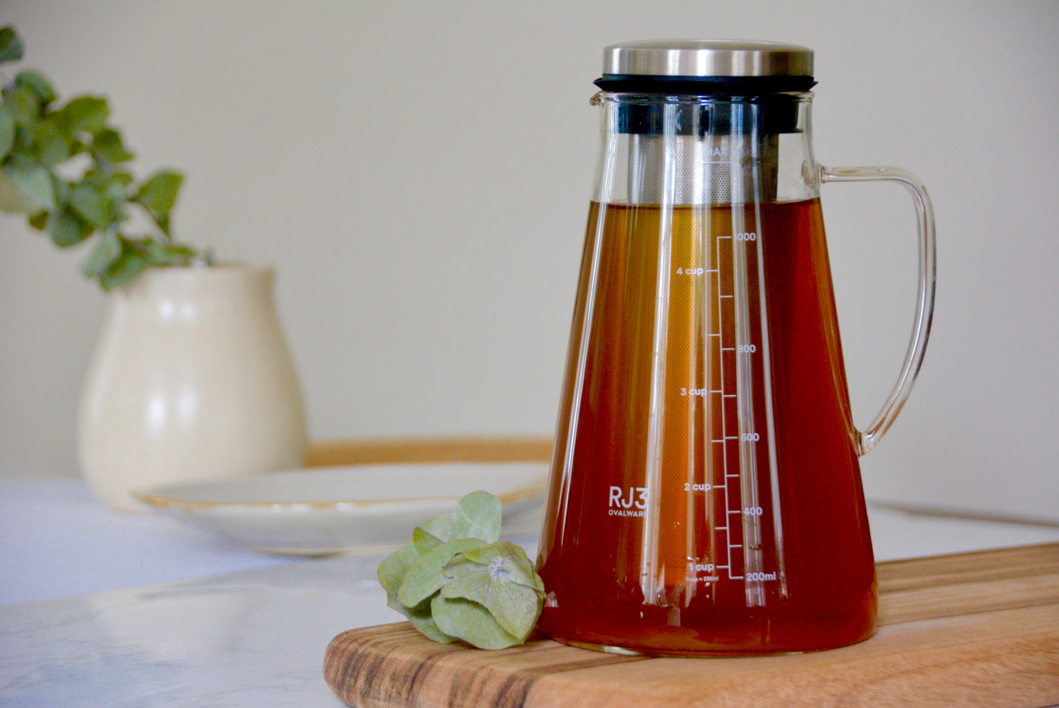 How to Make Chai Cold Brew in the Ovalware RJ3 Cold Brew Maker Baked, Brewed, Beautiful