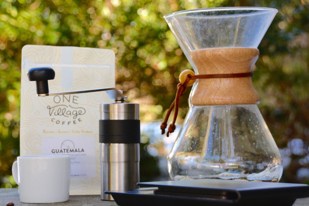 Chemex and porlex outside