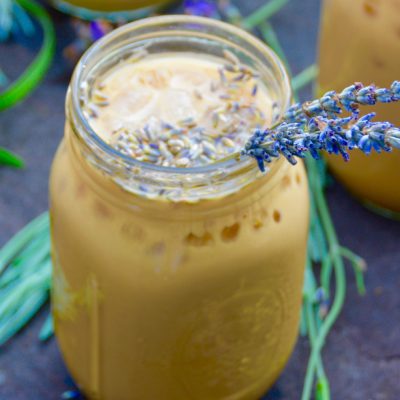 Instant Iced Honey Lavender Oat Milk Latte Recipe