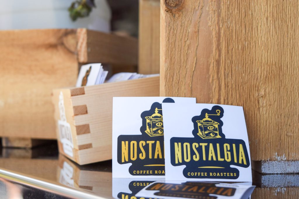 nostalgia coffee roasters stickers 