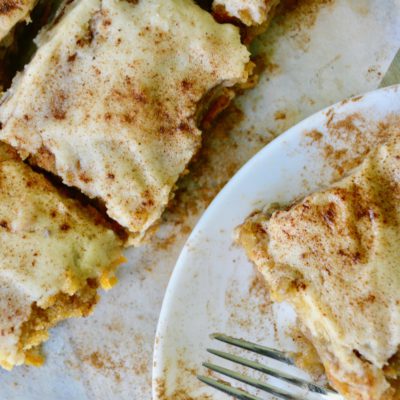Healthy Gluten-Free Carrot Cake Bars Recipe